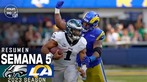 Philadelphia Eagles Vs Los Angeles Rams Semana 5 NFL 2023 NFL