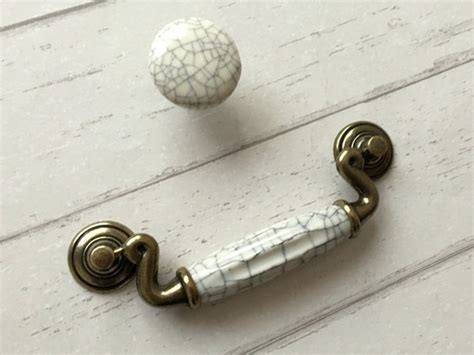 4 1 2 Drop Bail Drawer Pull Handles Pulls Knobs Ceramic Etsy