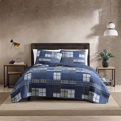 Eddie Bauer Queen Quilt Set Reversible Cotton Bedding With Matching Shams