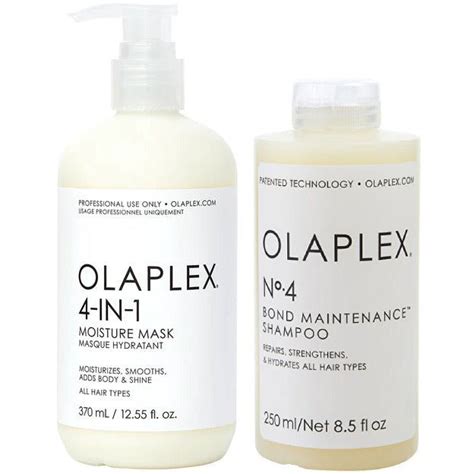 Olaplex No 4 Bond Maintenance Shampoo 8 5oz 4 In 1 Bond Moisture Mask The Warehouse Salon