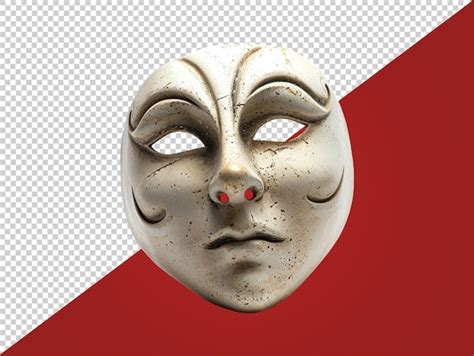 Premium Psd Theatre Mask With Transparent Background