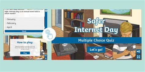 Safer Internet Day Multiple Choice Quiz Interactive Quiz