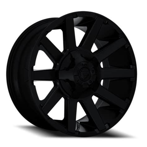 1 New Satin Black Fuel Wheels Contra D437 18x9 6 13513970 111819