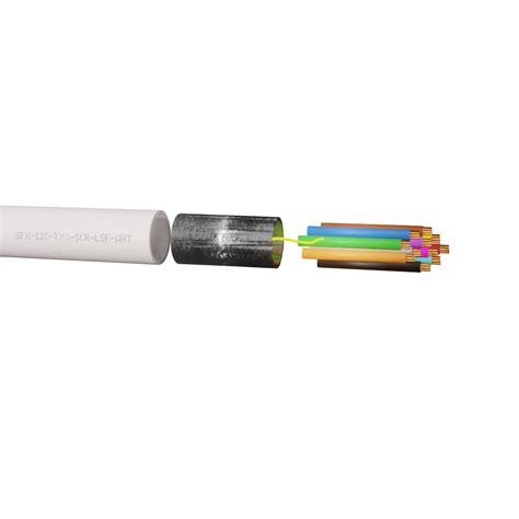 Securi Flex Sfx C Ty Scr Lsf Wht Cable M Core Tcca Type