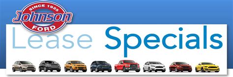 Local Lease Specials | Johnson Ford of New Richmond