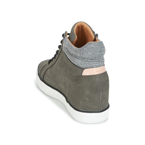 Esprit Star Wedge Womens Shoes High Top Trainers In Grey In Grey Lyst