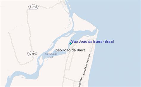 São João da Barra, Brazil Tide Station Location Guide