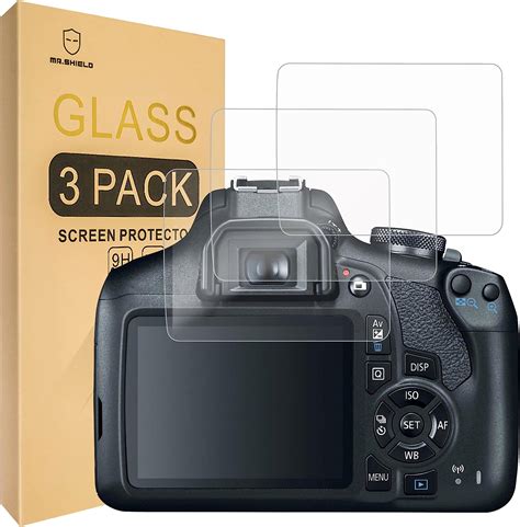 Amazon Mr Shield Pack Screen Protector For Canon Eos Rebel T