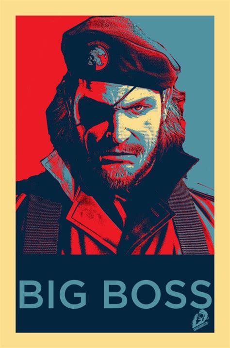 Big Boss. Metal Gear poster. | Metal gear solid, Metal gear v, Metal gear