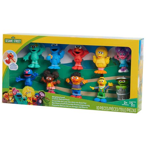 Sesame Street Neighborhood Friends Deluxe Figures Pk Ct Shipt