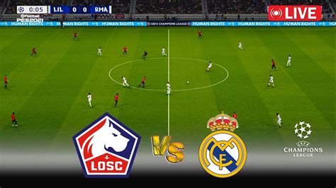 🔴losc Lille Vs Real Madrid Uefa Champions League 2425 Pes 21 Game Simulation Ucl Youtube