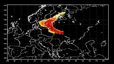 Radioactive Cloud Over Europe From Chernobyl Youtube