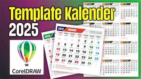 Template Kalender Cdr Youtube