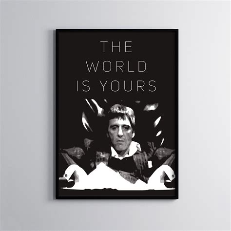 Scarface The World Is Yours Poster