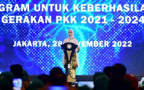 Ibu Iriana Jokowi Buka Penyelenggaraan Rakornas Tp