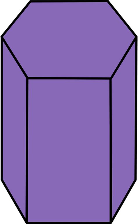 Violet Pentagonal Prism Free Vector Clipart Images On Creazilla