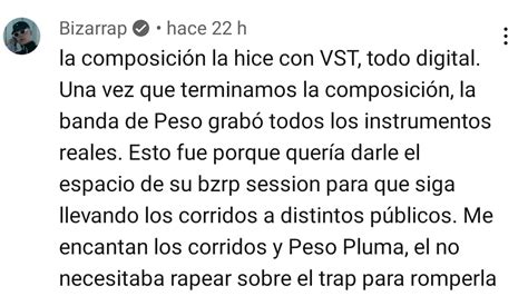 Bizarrap Defendió A Peso Pluma Tras Críticas A La “music Sessions 55