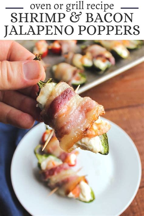 Bacon Wrapped Shrimp Jalapeno Poppers Cooking With Carlee