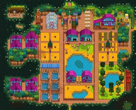 Stardew Valley Layout Farm Forest Stardew Valley Layout Fazenda Na