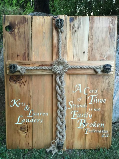 Personalized Rustic Wedding Alternative Unity Ceremony Idea Jute