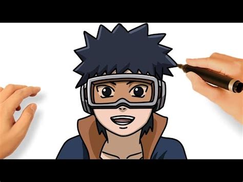 COMO DESENHAR O OBITO UCHIHA YouTube