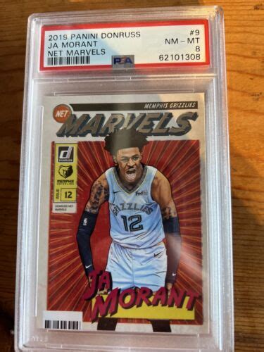 2019 Panini Donruss Net Marvels Ja Morant Press Proof 9 Grizzlies SSP