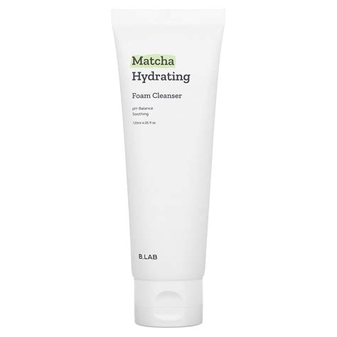 B Lab Matcha Hydrating Foam Cleanser 4 05 Fl Oz 120 Ml