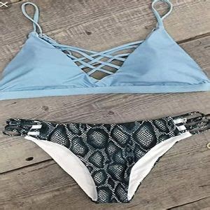 Cupshe Swim Cupshe Salty Sea Breeze Bikini Nwt Poshmark
