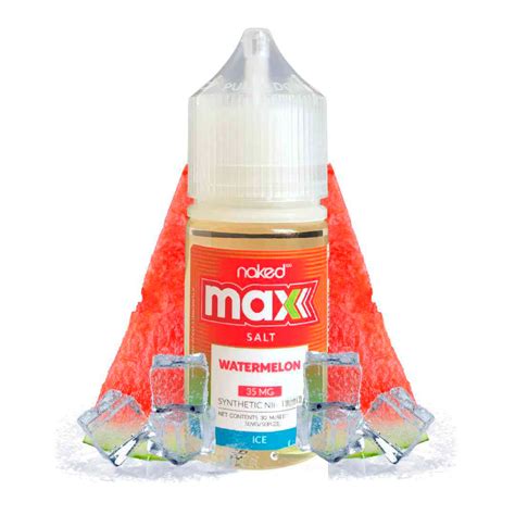 Naked Max Juice Nic Salt Watermelon Ice 30ml Tabacaria