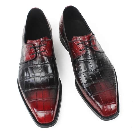 Genuine Alligator Dress Shoes for Men