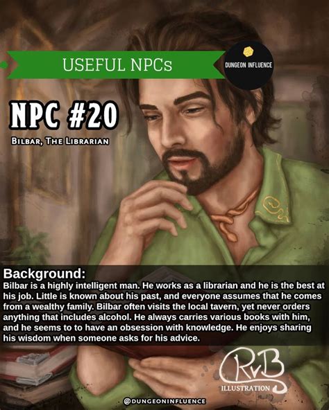 Npc Dungeons And Dragons Dungeon Master Dungeons And Dragons Npc