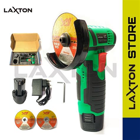 Jual LAXTON LX377 Mesin Gerinda Tangan Angle Grinder Baterai Cordless 3