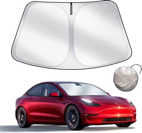 Parasol Mejorado Para Parabrisas Tesla Model Y Tela De Protecci N Uv