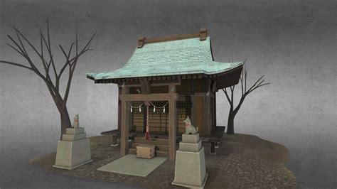 Japanese Shrine Jinja 3d Model By Haioku Kun Nagatacomic [02534b3