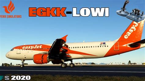 Fenix A320 GSX Pro Real Life EasyJet Route London Gatwick To