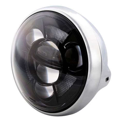 Optique De Phare Led Cm Highsider Bates Style Type Chrome