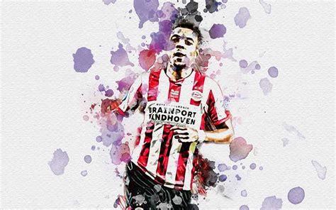 Donyell Malen Psv Dutch Soccer Player Striker Psv Eindhoven Football ...