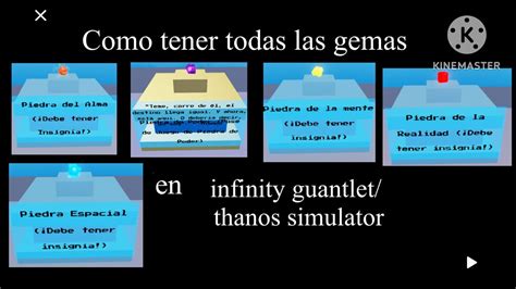 Como Conseguir Todas Las Gemas De Infinity Gusntlet Thanos Simulator