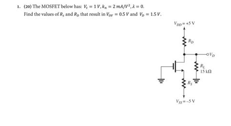 Solved In All Problems Assume All Transistors Are On And