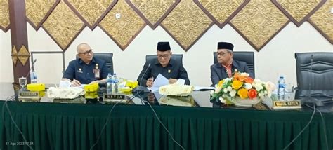 DRPD Padang Gelar Paripurna Tutup Masa Sidang II Dan Buka Masa Sidang