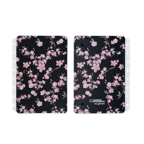 Capa E Contracapa Caderno Inteligente A5 Rose Black Shopee Brasil