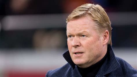 Novo Treinador Ronald Koeman Foi Visto Em Barcelona