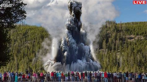 Horrible Today Yellowstone Geyser Supervolcano Eruption Sends Water