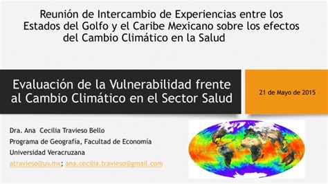 Evaluación de la vulnerabilidad frente al cambio climático en el