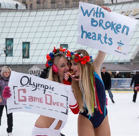 Scantily Clad Female Activists From Ukrainian Women S Group Femen Stage