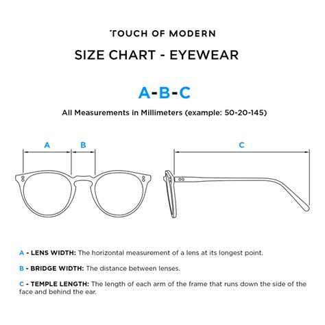 What Do The Measurements On Glasses And Sunglasses Mean Touch Of Modern