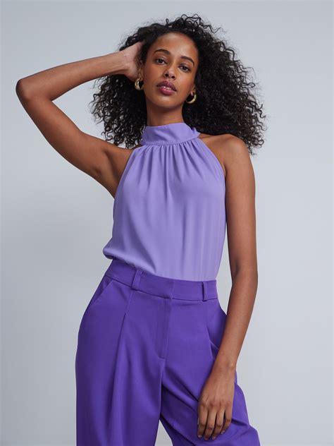 Drama Bow Halter Neck Top New York And Company