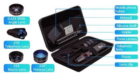 SELVIM 20231228 4 In 1 Phone Lens Kits User Guide