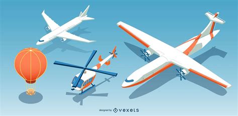 Descarga Vector De Conjunto De Aviones Isom Tricos