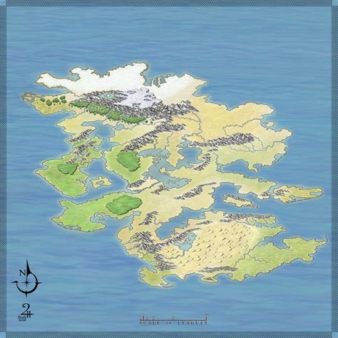 Unlabeled Fantasy Map No Icons By Xianpryde On Deviantart